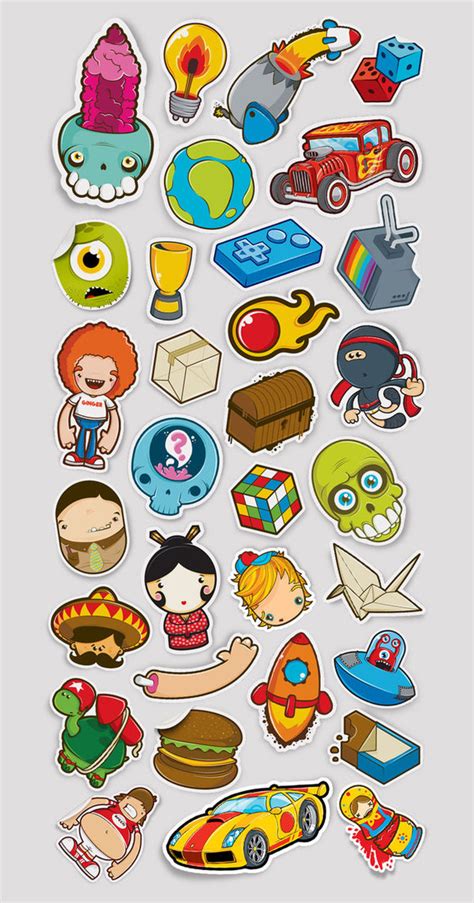 Cool Sticker Design Inspiration | Browse Ideas