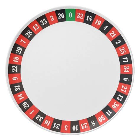 casino roulette wheel numbers plate | Zazzle.com | Roulette wheel, Casino, Roulette