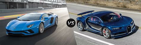 2018 Lamborghini Aventador vs Bugatti Chiron