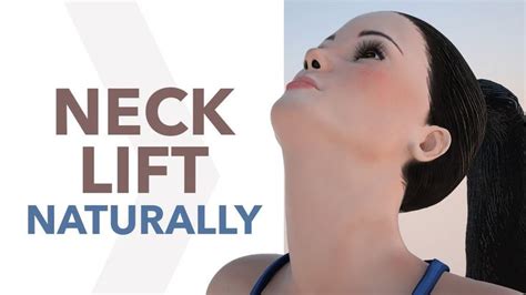 NECK LIFT NATURALLY | Neck lift, Face exercises cheeks, Facial exercises