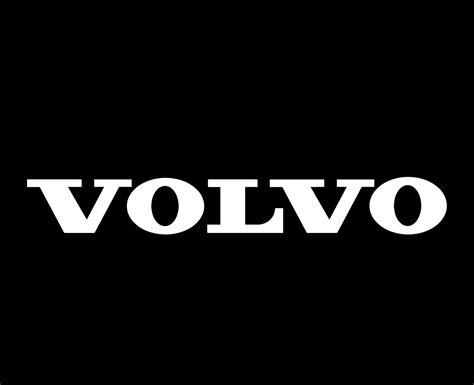 Volvo Logo Brand Car Symbol Name White Design Swedish Automobile Vector ...