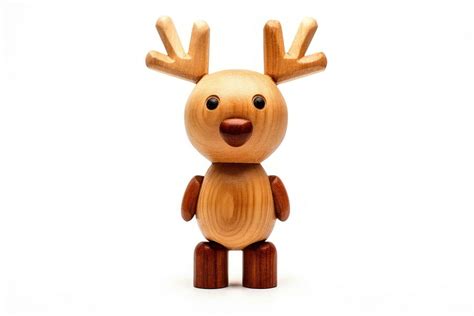 Rudolph toy figurine nature. AI | Free Photo - rawpixel