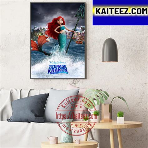 Official Poster For Ruby Gillman Teenage Kraken Art Decor Poster Canvas ...