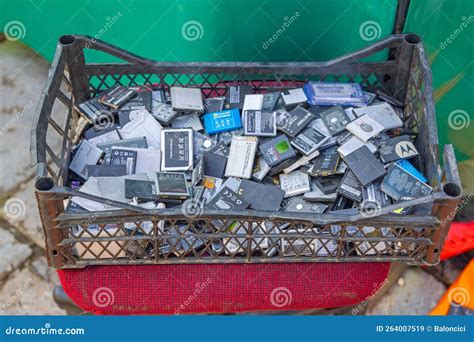 Lithium Battery Recycling Disposal Editorial Stock Image - Image of ...