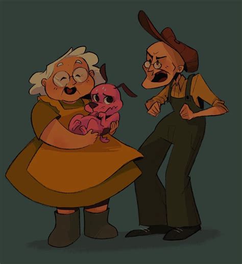 Courage The Cowardly Dog Eustace And Muriel