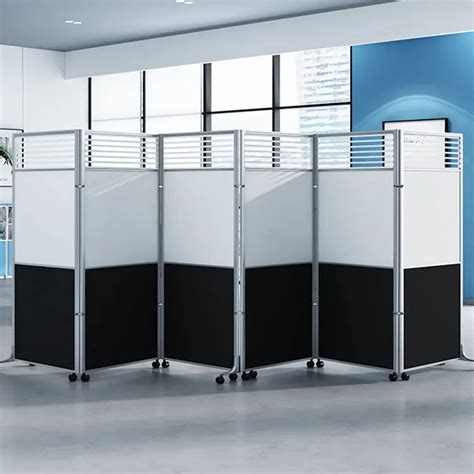 Portable Office Partition Panel Portable Office Room Divider Folding ...