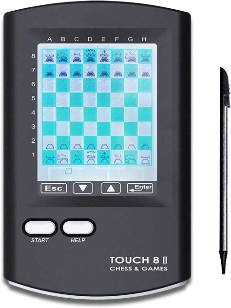 Vonset Touch Electronic Chess: 8 in 1 Handheld Chess Game with Large ...