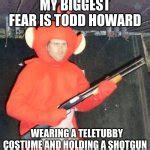 Todd Howard Teletubby Blank Template - Imgflip