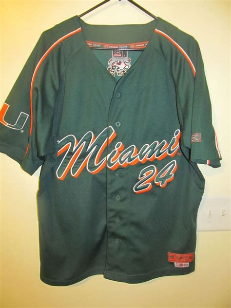 Miami Hurricanes Baseball jersey , Mens Large #ColosseumAthletics # ...