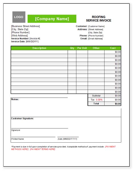 How to Do an Invoice for Roofing (with Free Estimate Template)