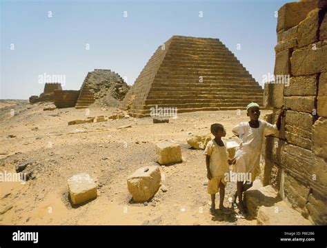 Northern Sudan, meroitic civilization, pyramids of Meroe Stock Photo - Alamy