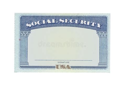 Printable Blank Social Security Card Template - Printable Word Searches