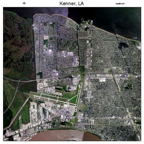 Aerial Photography Map of Kenner, LA Louisiana