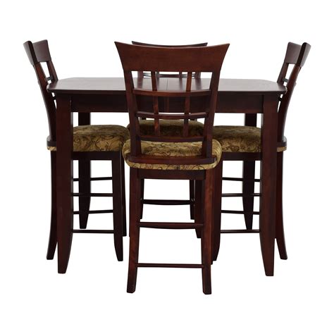 High Top Dining Table with Four Chairs | 48% Off | Kaiyo