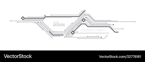 Futuristic frame design Royalty Free Vector Image