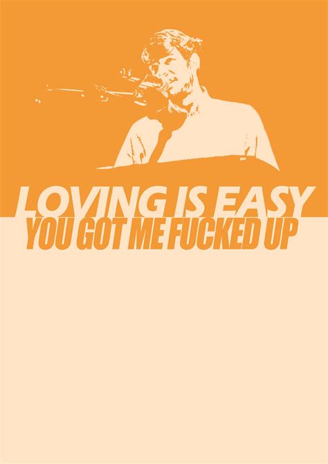 Rex Orange County Loving is Easy Lyrics Print Poster Wall - Etsy Denmark