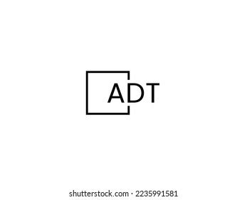 Adt Letter Initial Logo Design Vector Stock Vector (Royalty Free ...