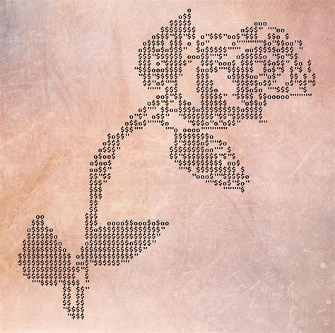 36 besten ASCII Art Flowers Bilder auf Pinterest | Ascii kunst, Computer kunst und Ehe