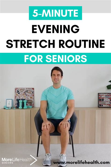 Stretch Routine For Seniors To Do Each Evening (5-Minutes) | Stretching ...