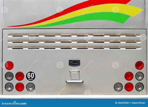 Bus Rear Lights stock photo. Image of drive, signal, speed - 36649550