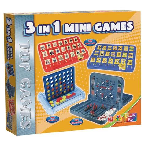 3 in 1 Mini Game - Board Games UK