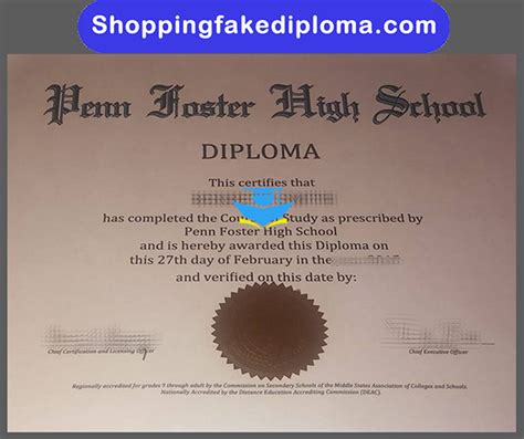 Penn Foster High School Diploma: Opening the Door to Success | Buy fake Diploma|Buy Degree ...