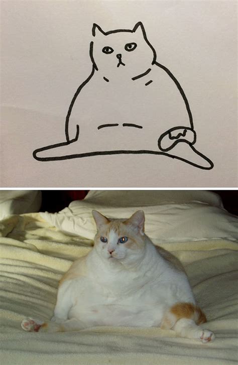 These Poorly Drawn Images Actually Look Like Real Cats And Here's Proof (26 Pics) | DeMilked