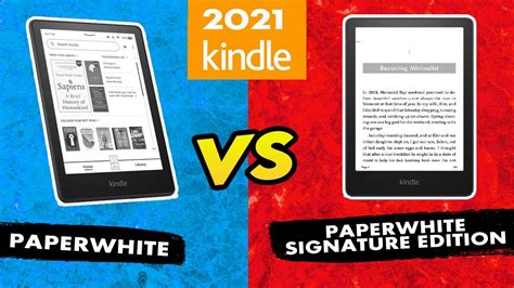 Kindle Paperwhite 2021 11th gen Vs Kindle Paperwhite Signature Edition ...