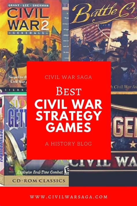 Best Civil War Strategy Games - CIVIL WAR SAGA