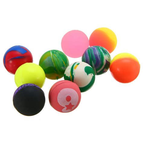 10pcs Colorful Bouncy Balls Birthday Party Supplies Loot Bag Toy Filler Jet Balls for Kids Small ...