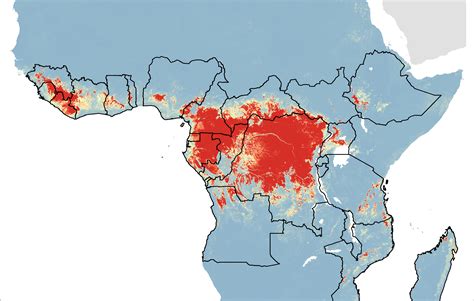 Ebola Virus Outbreak Map