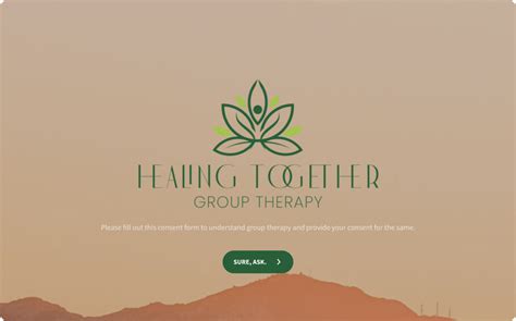 Group Therapy Consent Form | Informed Consent | SurveySparrow