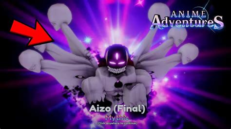 HOW TO GET NEW MYTHIC EVO AIZEN FINAL *EASIEST METHOD* (AIZO) ANIME ADVENTURES TD ROBLOX - YouTube