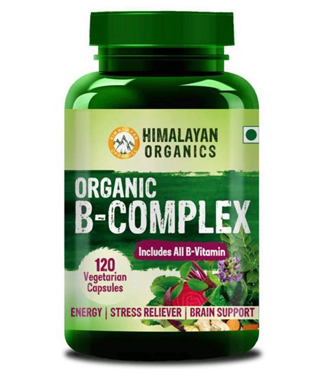 Himalayan Organics Organic B Complex Vitamins 120 no.s Vitamins Capsule ...