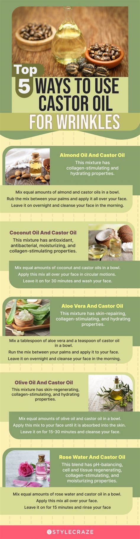 How To Use Castor Oil To Remove Wrinkles