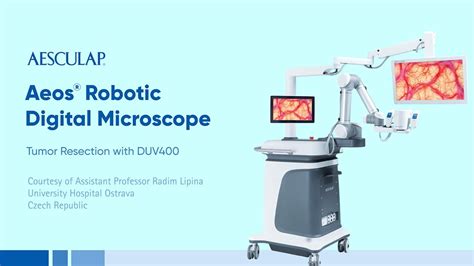 Aesculap Aeos® Robotic Digital Microscope - Tumor Resection with DUV400 - YouTube