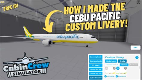 Custom Livery Tutorial in Cabin Crew Simulator | ROBLOX - YouTube