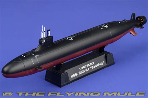 Seawolf-class Submarine 1:700 Display Model - Easy Model EM-37302 - $12.95