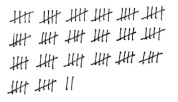 Rows of Tally Marks transparent PNG - StickPNG