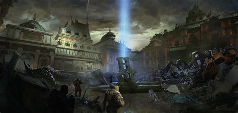 Gears of War 5 concept art by Eddie Del Rio | Scrolller