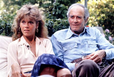 Jane & father, Henry Fonda - "On Golden Pond." | Jane fonda, Henry ...