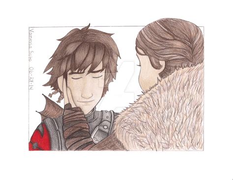 Hiccup and Valka- Httyd2 (Colored) by aquavanessa27 on DeviantArt