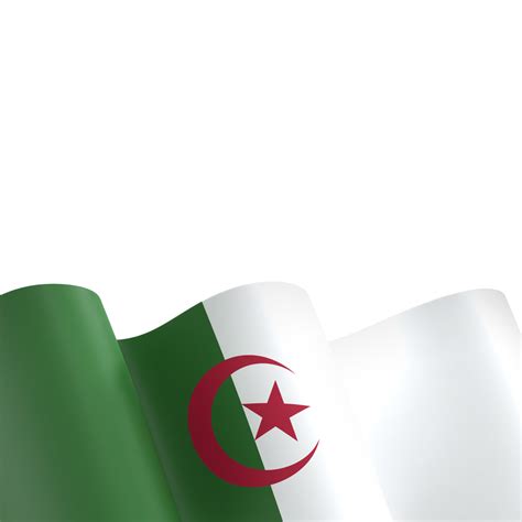 Algeria flag design national independence day banner element transparent background png 11346035 PNG