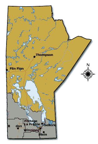 My trip across Canada.: Going from Montreal to Thompson, Manitoba