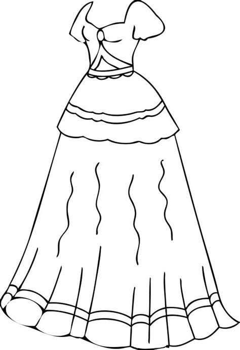 25+ Creative Picture of Dress Coloring Pages - entitlementtrap.com | Coloring pages for girls ...