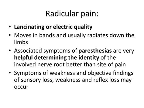 PPT - Radicular Syndrome PowerPoint Presentation, free download - ID ...