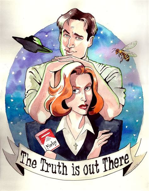 The Truth is Out There by Ryla-Sehn | Fan art, X files, Mulder scully