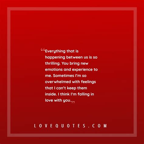 You Bring New Emotions - Love Quotes