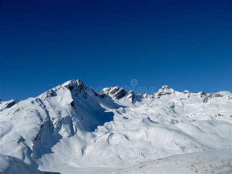 Border Mountains between Italy and France Stock Image - Image of italy ...