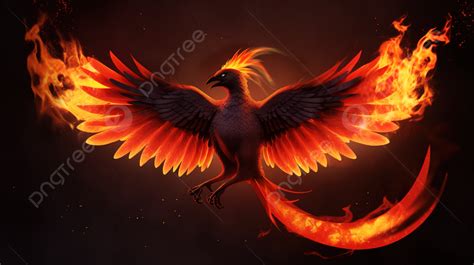 Phoenix Bird In Flames Wallpapers Wallpapershd Background, Phoenix ...